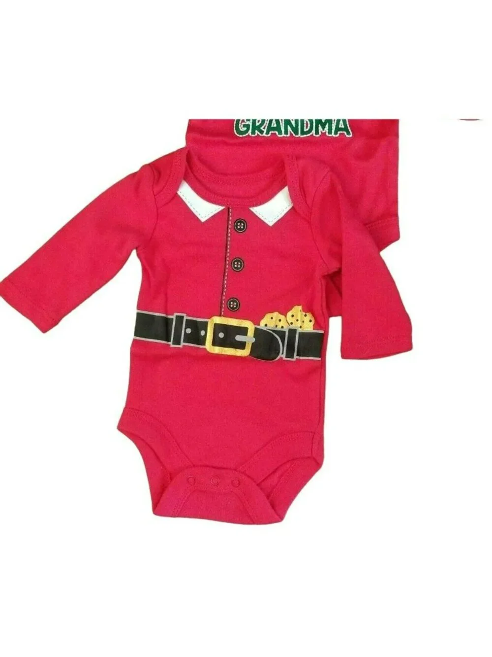Christmas Shirts Who Needs Santa Ive Got Grandma and Santa Baby 3-6m LH4347c